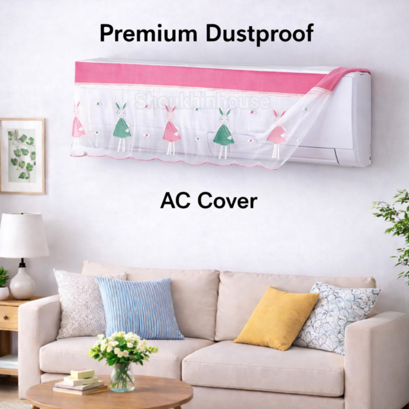 2 Ton Ac Cover ( Baby Pink Doll)